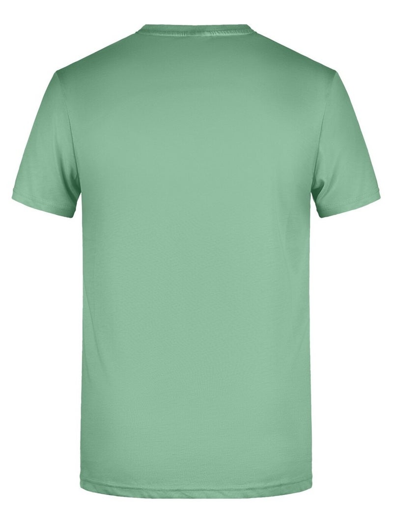 James and Nicholson - T-shirt BASIC Vert jade - Kiabi