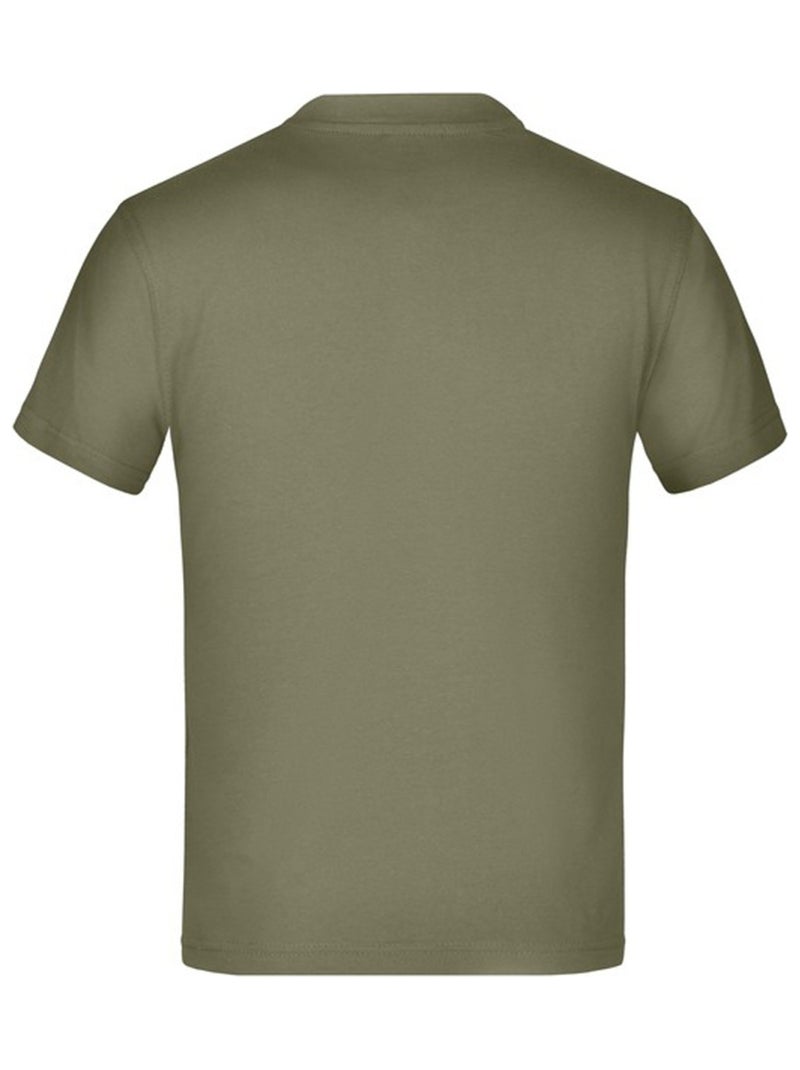 James and Nicholson - T-shirt BASIC Vert olive - Kiabi