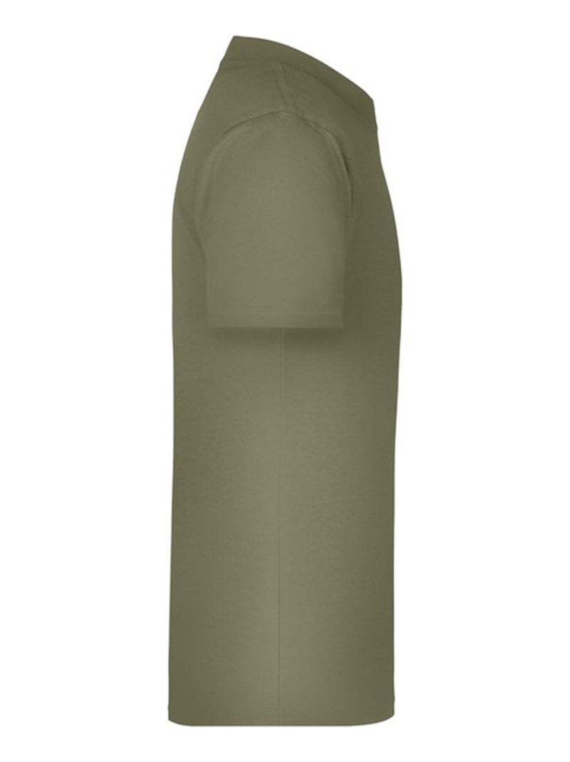 James and Nicholson - T-shirt BASIC Vert olive - Kiabi