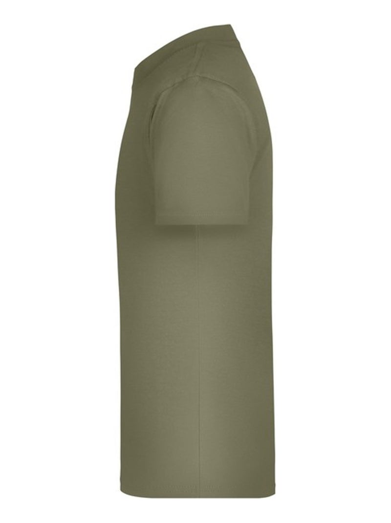 James and Nicholson - T-shirt BASIC Vert olive - Kiabi