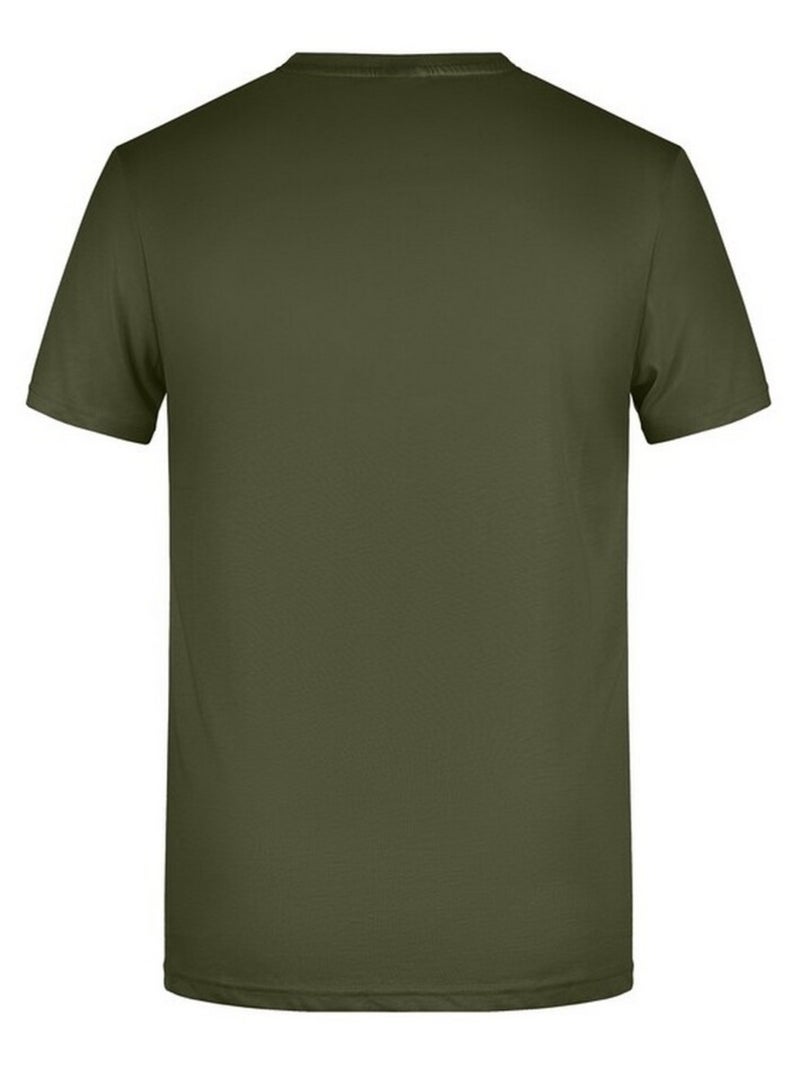 James and Nicholson - T-shirt BASIC Vert olive - Kiabi