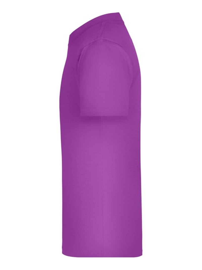 James and Nicholson - T-shirt BASIC Violet - Kiabi