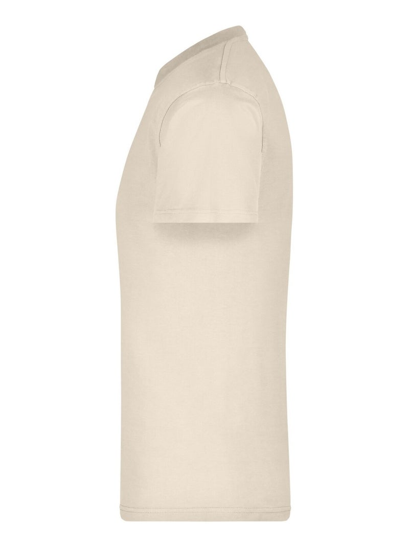 James and Nicholson - T-shirt Beige gris - Kiabi