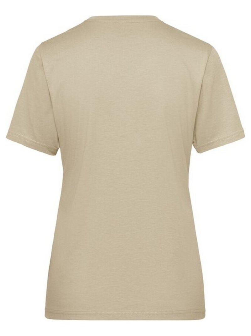 James and Nicholson - T-shirt BIO WORKWEAR Beige gris - Kiabi