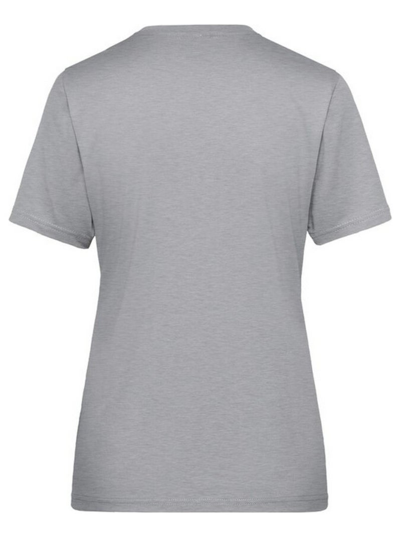 James and Nicholson - T-shirt BIO WORKWEAR Gris chiné - Kiabi