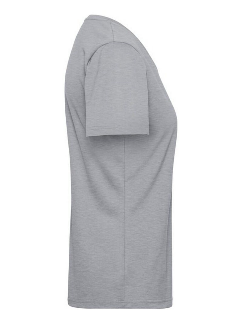 James and Nicholson - T-shirt BIO WORKWEAR Gris chiné - Kiabi