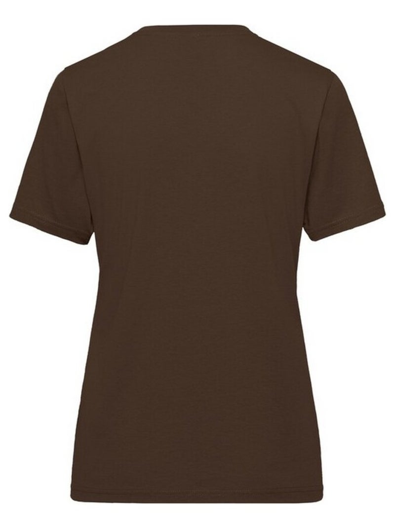 James and Nicholson - T-shirt BIO WORKWEAR Marron - Kiabi