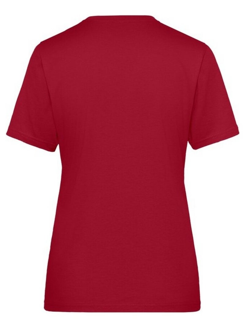 James and Nicholson - T-shirt BIO WORKWEAR Rouge - Kiabi
