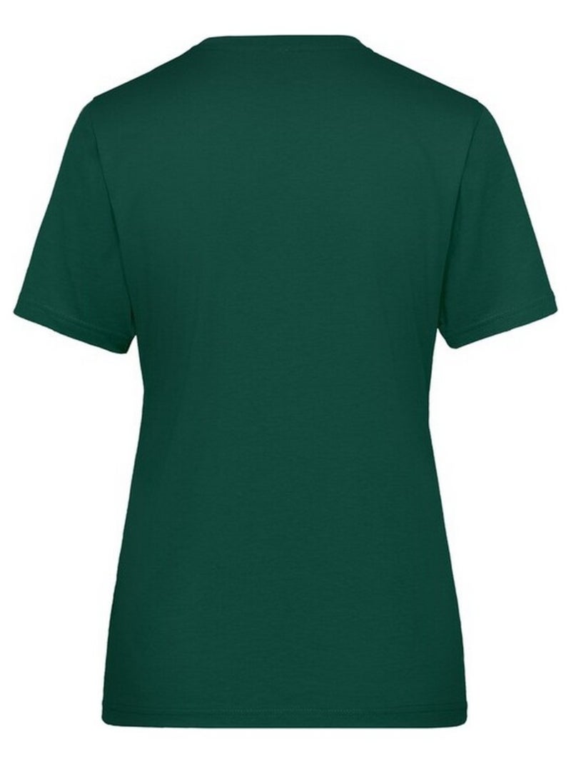 James and Nicholson - T-shirt BIO WORKWEAR Vert foncé - Kiabi