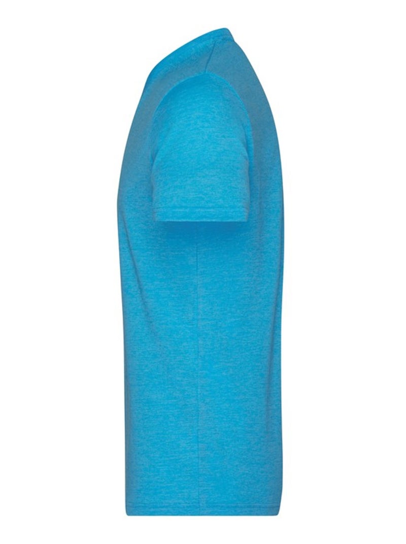 James and Nicholson - T-shirt Bleu turquoise - Kiabi