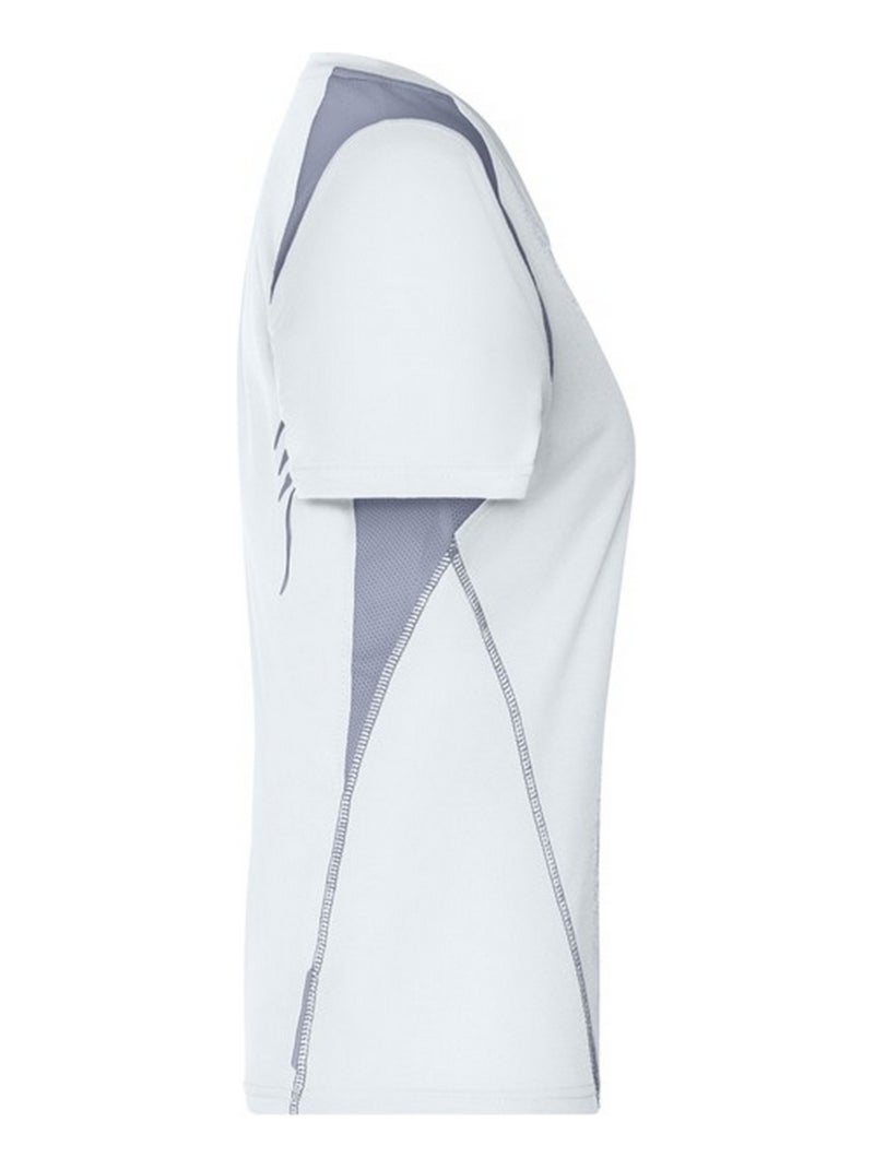 James and Nicholson - T-shirt course à pied Blanc - Kiabi