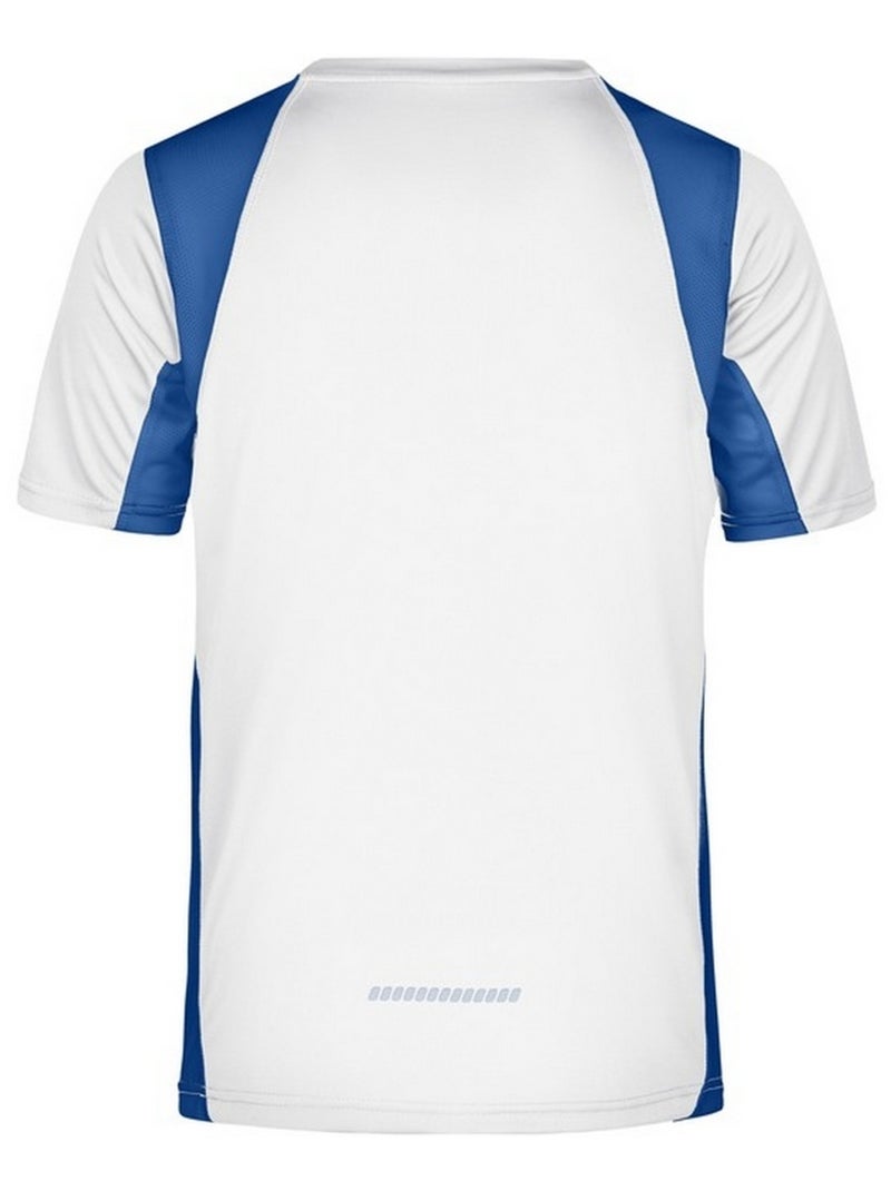 James and Nicholson - T-shirt course à pied Blanc nacré - Kiabi