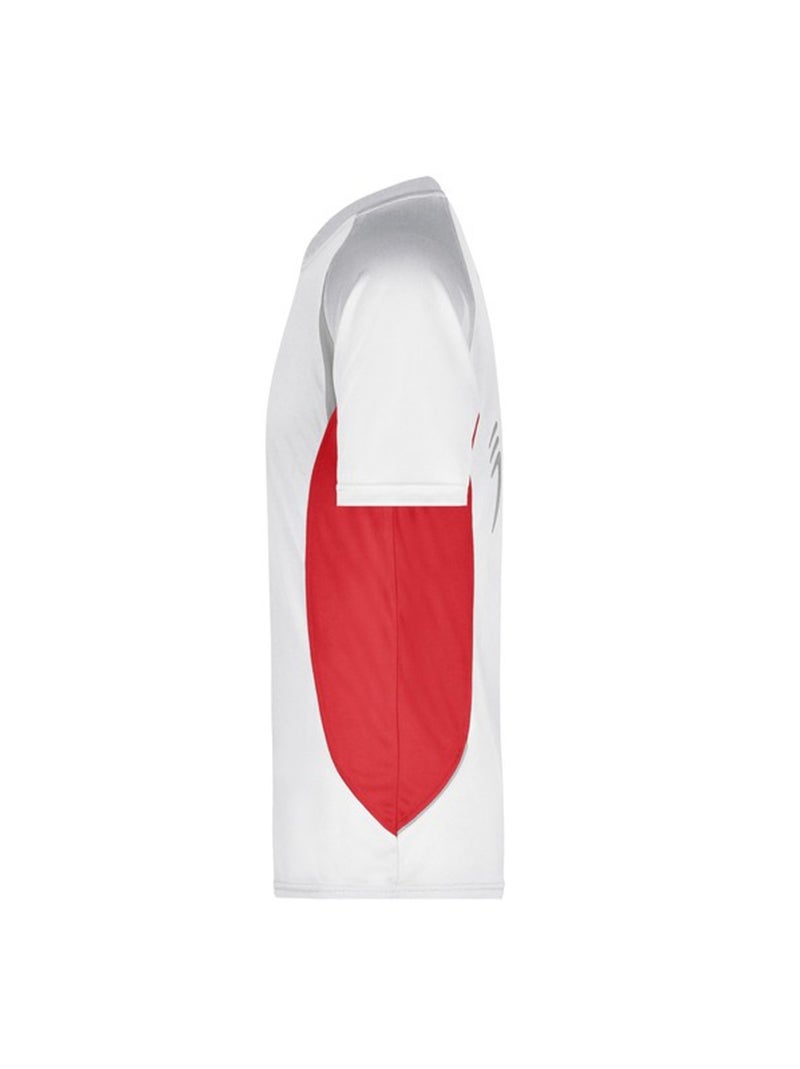 James and Nicholson - T-shirt course à pied Blanc/Rouge - Kiabi