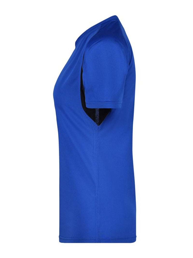 James and Nicholson - T-shirt course à pied Bleu roi - Kiabi