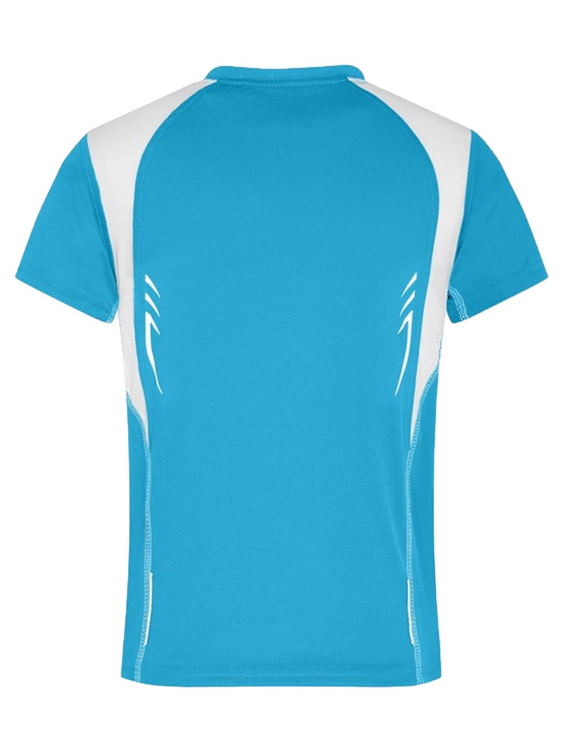 James and Nicholson - T-shirt course à pied Bleu turquoise - Kiabi