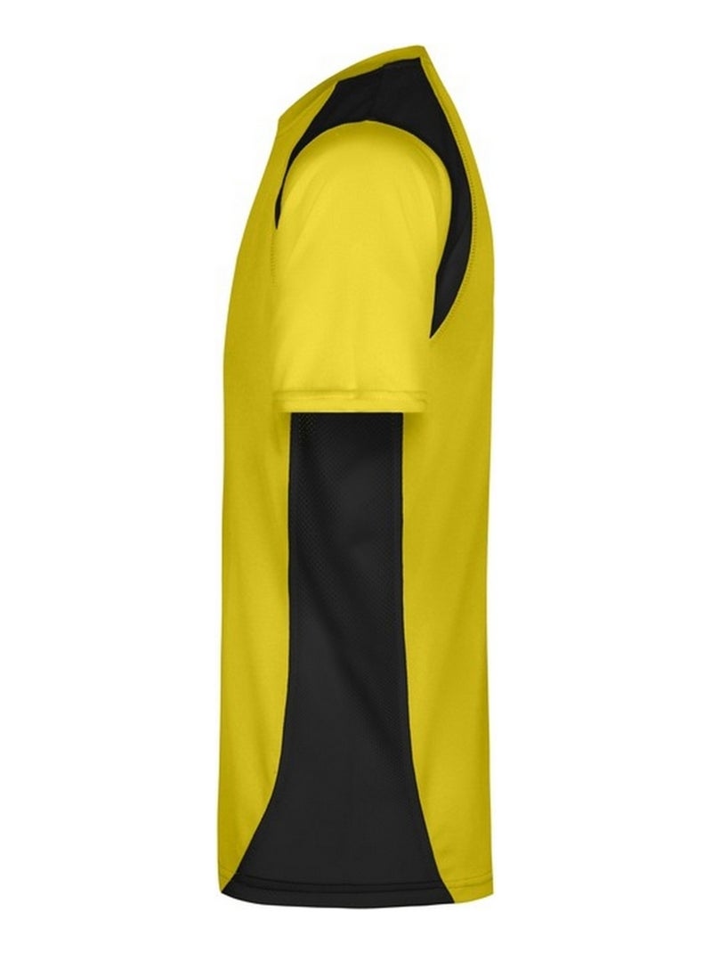 James and Nicholson - T-shirt course à pied Jaune pâle - Kiabi