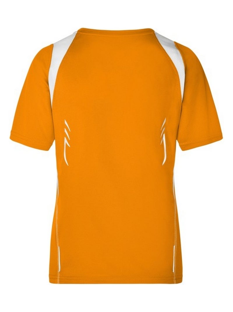 James and Nicholson - T-shirt course à pied Orange - Kiabi