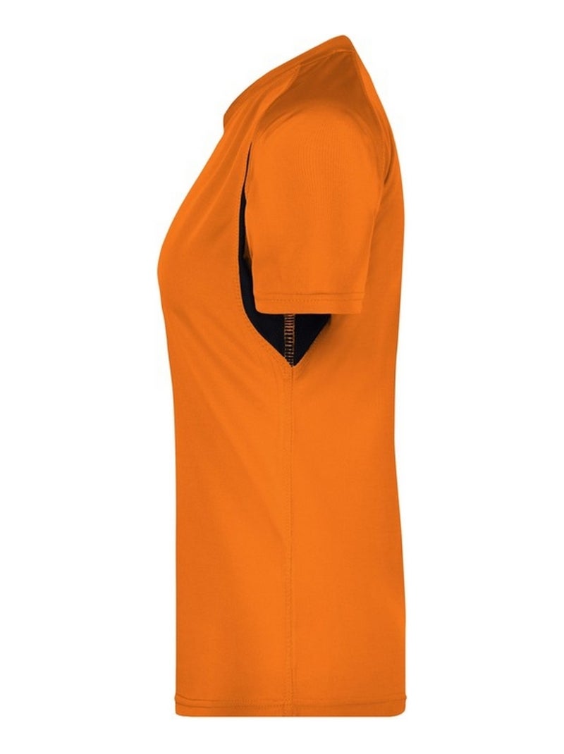 James and Nicholson - T-shirt course à pied Orange - Kiabi