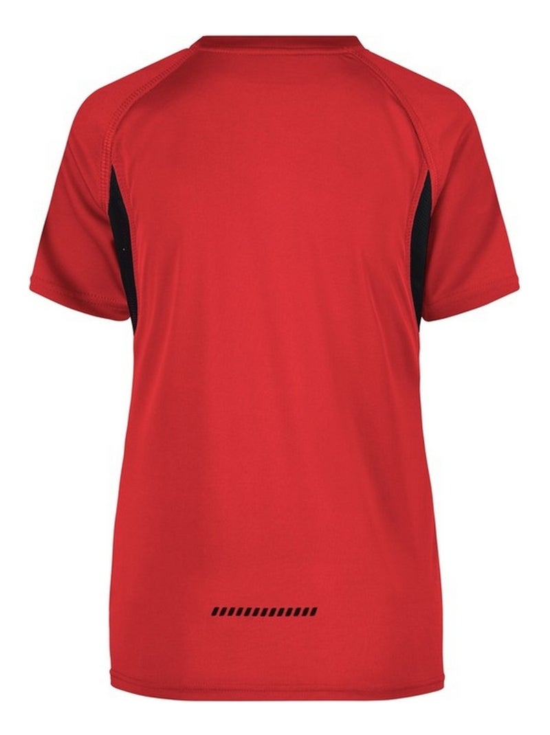 James and Nicholson - T-shirt course à pied Rouge brique - Kiabi