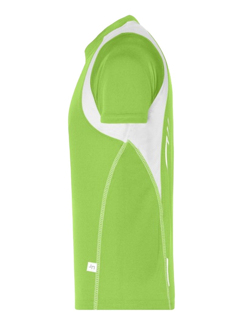 James and Nicholson - T-shirt course à pied Vert clair - Kiabi