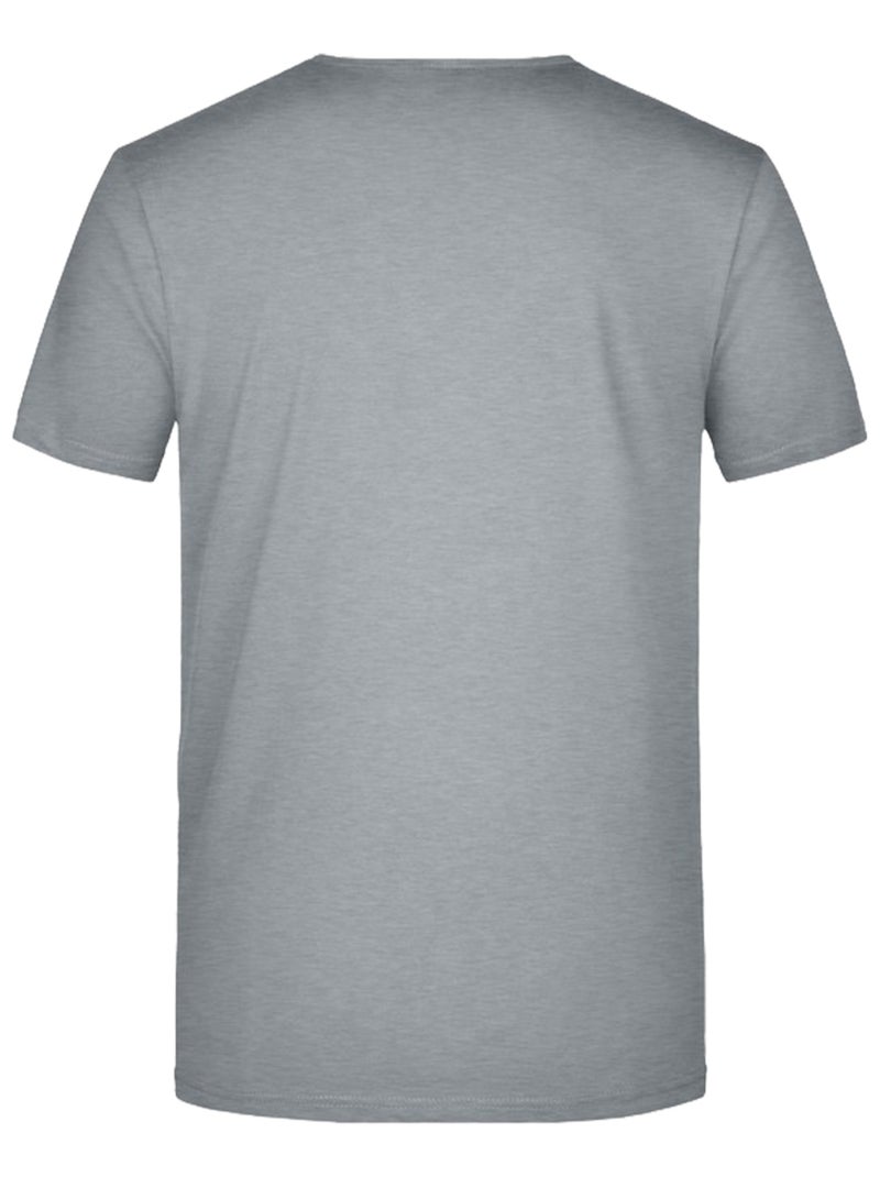James and Nicholson - T-shirt Gris chiné - Kiabi