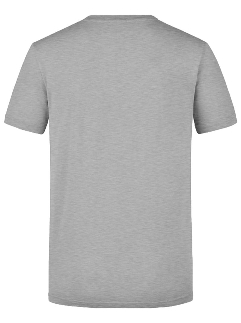 James and Nicholson - T-shirt Gris chiné - Kiabi