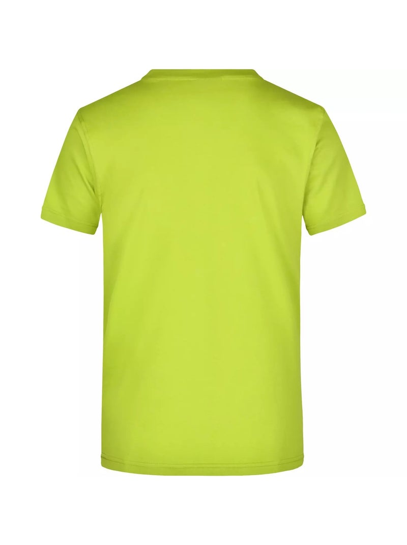 James and Nicholson - T-shirt Jaune fluo - Kiabi