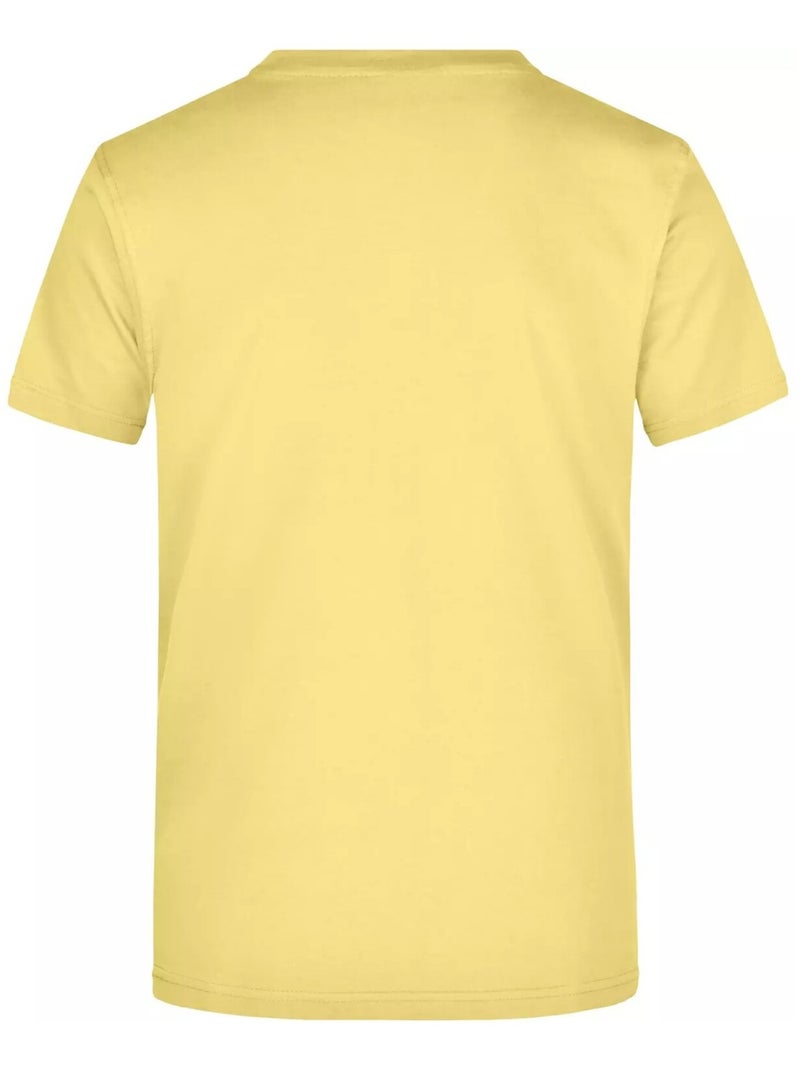 James and Nicholson - T-shirt Jaune pâle - Kiabi