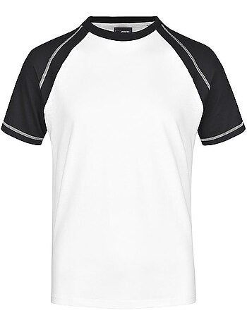 James and Nicholson - T-shirt manches raglan motif/style Contrasté