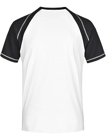 James and Nicholson - T-shirt manches raglan motif/style Contrasté