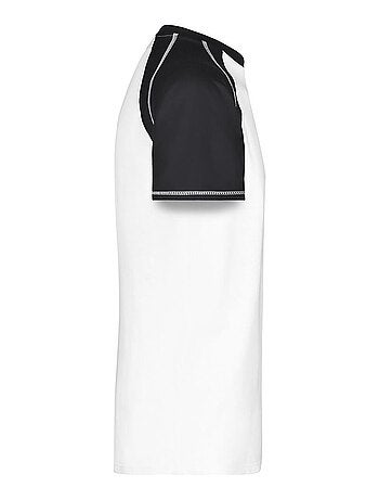 James and Nicholson - T-shirt manches raglan motif/style Contrasté