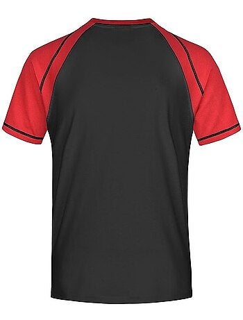 James and Nicholson - T-shirt manches raglan motif/style Contrasté