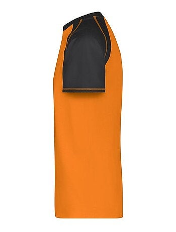 James and Nicholson - T-shirt manches raglan motif/style Contrasté