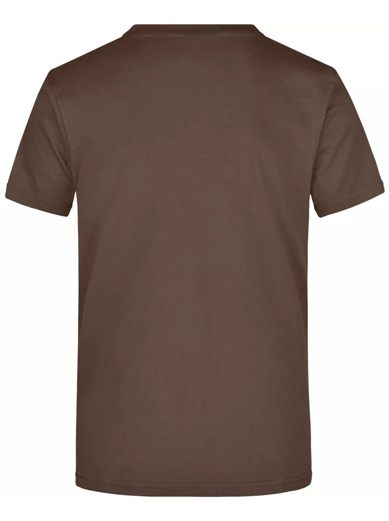 James and Nicholson - T-shirt Marron - Kiabi