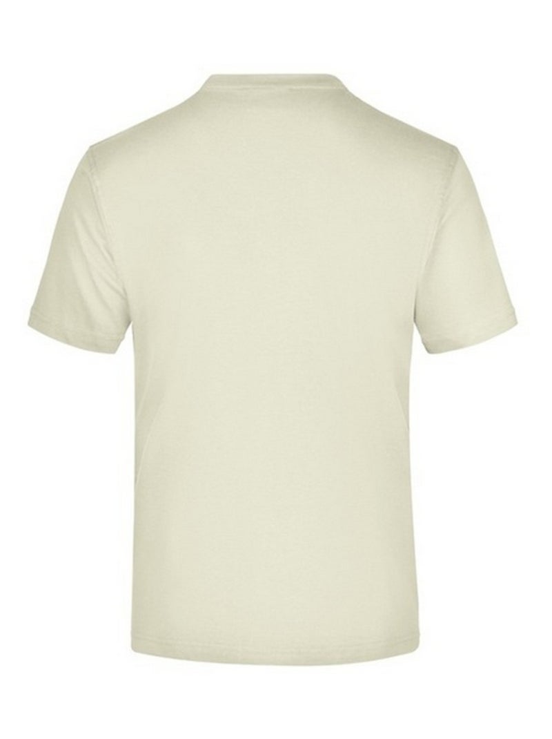 James and Nicholson - T-shirt Médium Beige gris - Kiabi