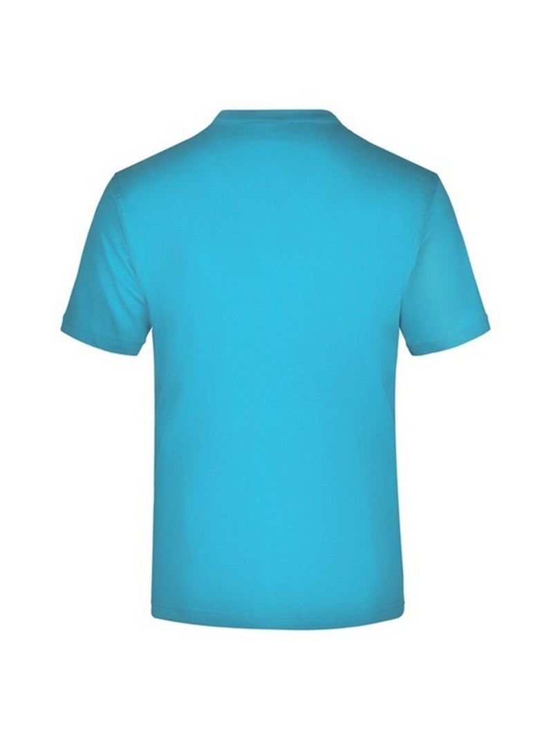 James and Nicholson - T-shirt Médium Bleu marine/Turquoise - Kiabi