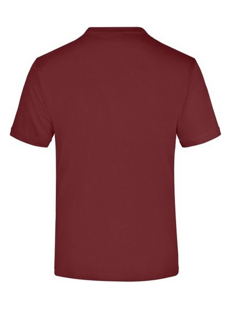 James and Nicholson - T-shirt Médium Bordeaux - Kiabi