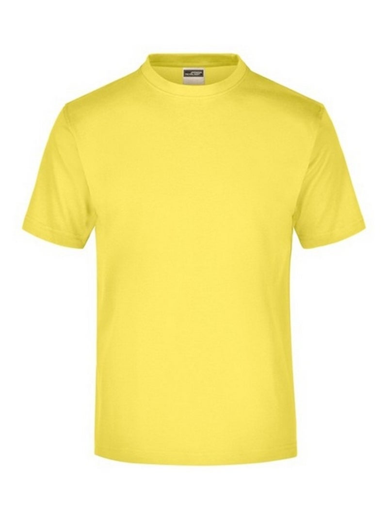 James and Nicholson - T-shirt Médium Jaune moutarde - Kiabi