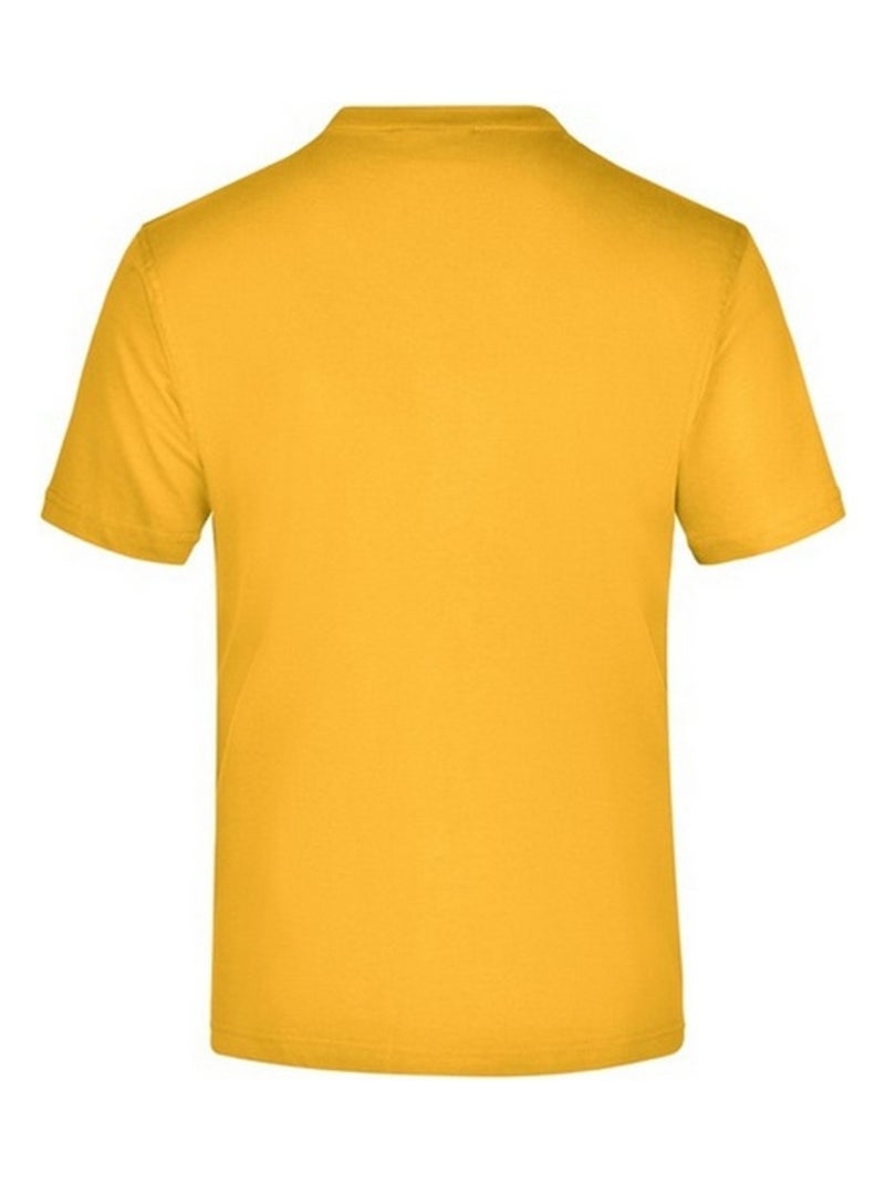 James and Nicholson - T-shirt Médium Jaune or - Kiabi