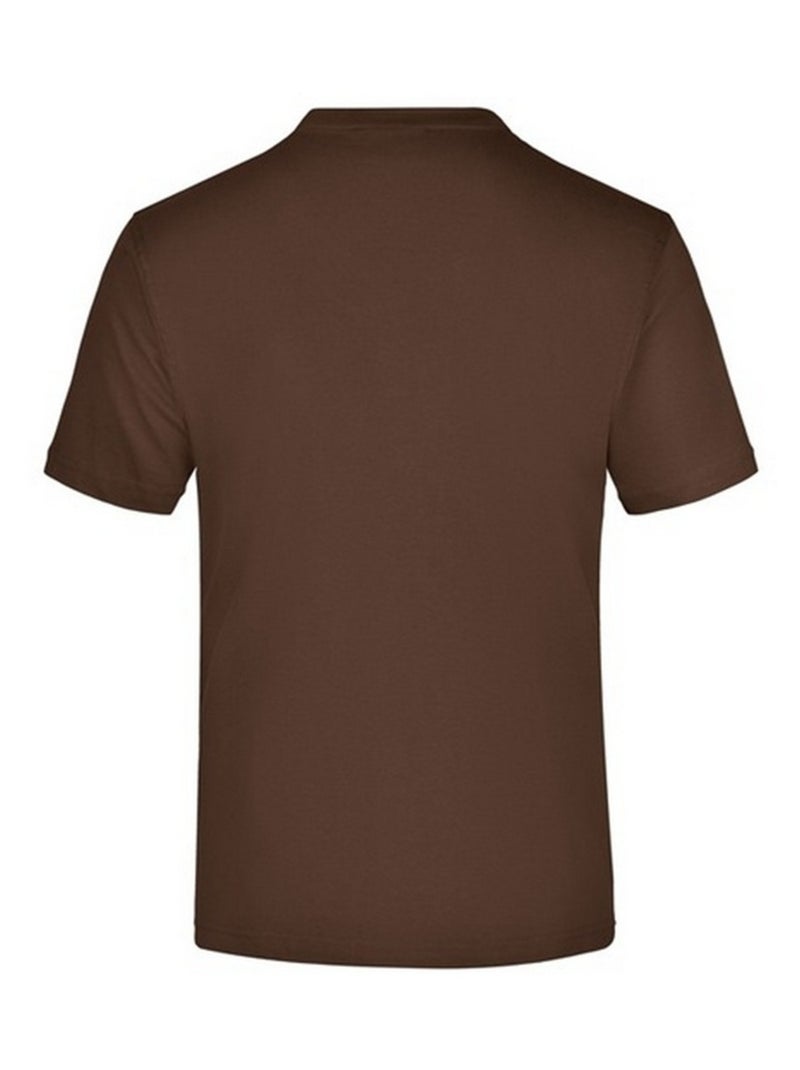 James and Nicholson - T-shirt Médium Marron foncé - Kiabi