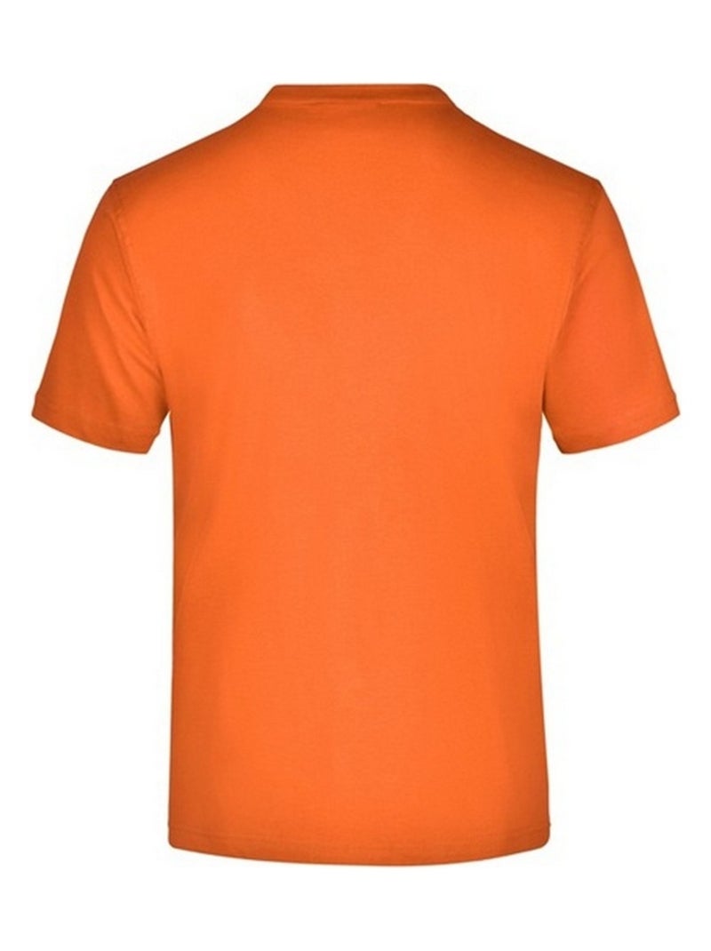 James and Nicholson - T-shirt Médium Orange clémentine - Kiabi