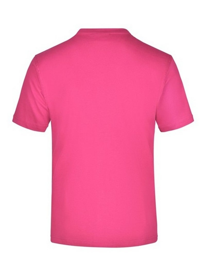 James and Nicholson - T-shirt Médium Rose fushia - Kiabi