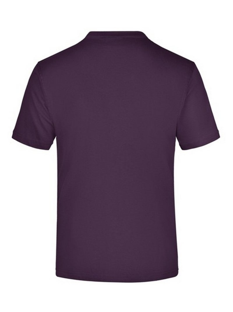 James and Nicholson - T-shirt Médium Violet aubergine - Kiabi