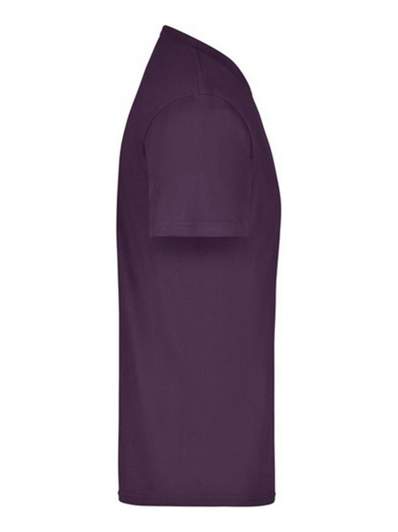 James and Nicholson - T-shirt Médium Violet aubergine - Kiabi