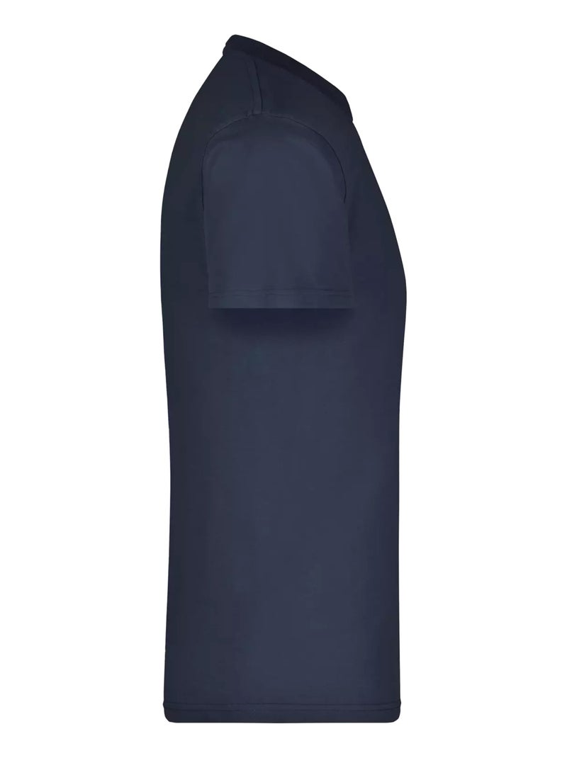 James and Nicholson - T-shirt motif/style uni Bleu marine - Kiabi