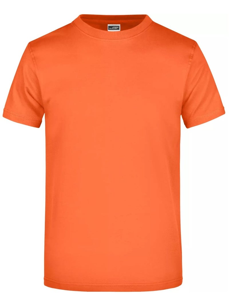 James and Nicholson - T-shirt Orange clémentine - Kiabi