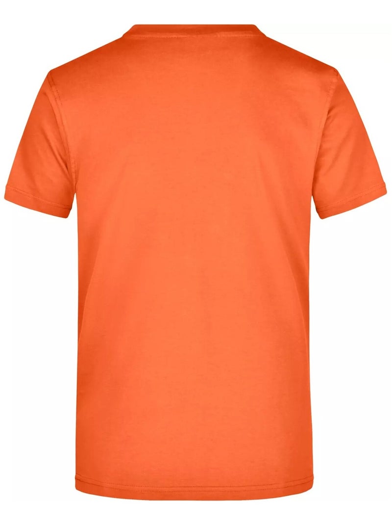 James and Nicholson - T-shirt Orange clémentine - Kiabi