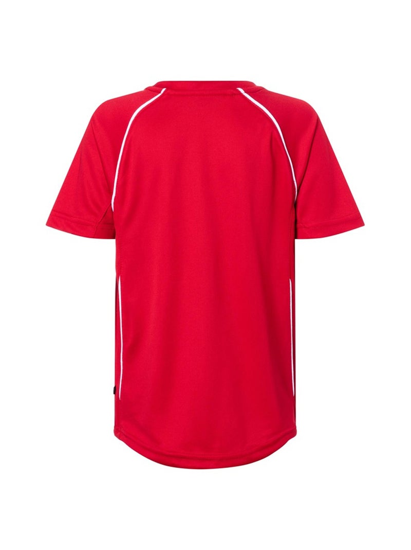 James and Nicholson - T-shirt TEAM Blanc Rouge Blanc - Kiabi
