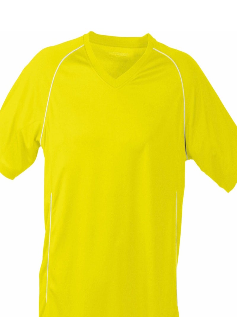 James and Nicholson - T-shirt TEAM Jaune pâle - Kiabi