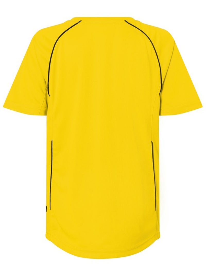 James and Nicholson - T-shirt TEAM Jaune pâle - Kiabi
